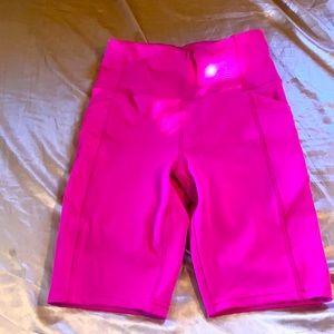 Pink workout pants